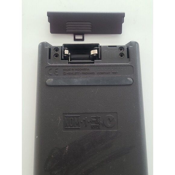 HP-10B Business Calculator Hewlett Packard business vintage retro brown - Picture 3 of 14